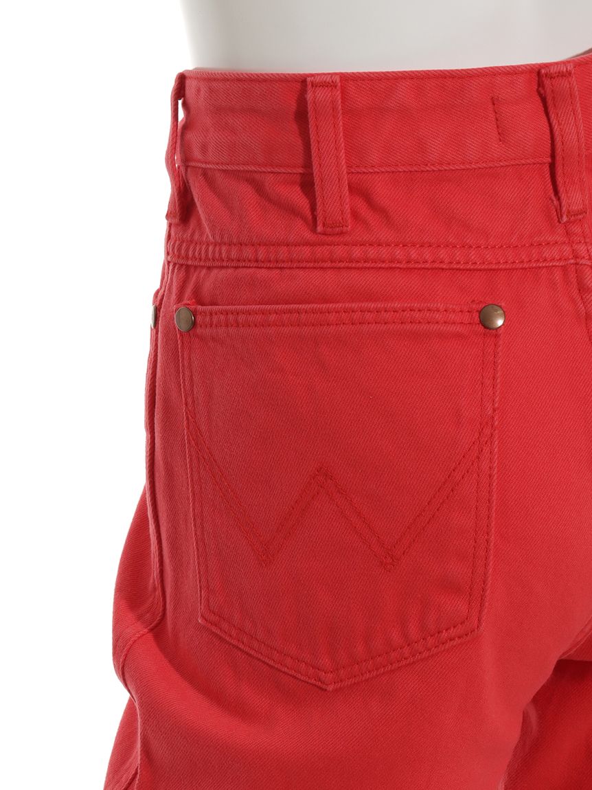 オペーク ドット クリップ OPAQUE.CLIP ハイウエストテーパードデニム (レッド) レッド