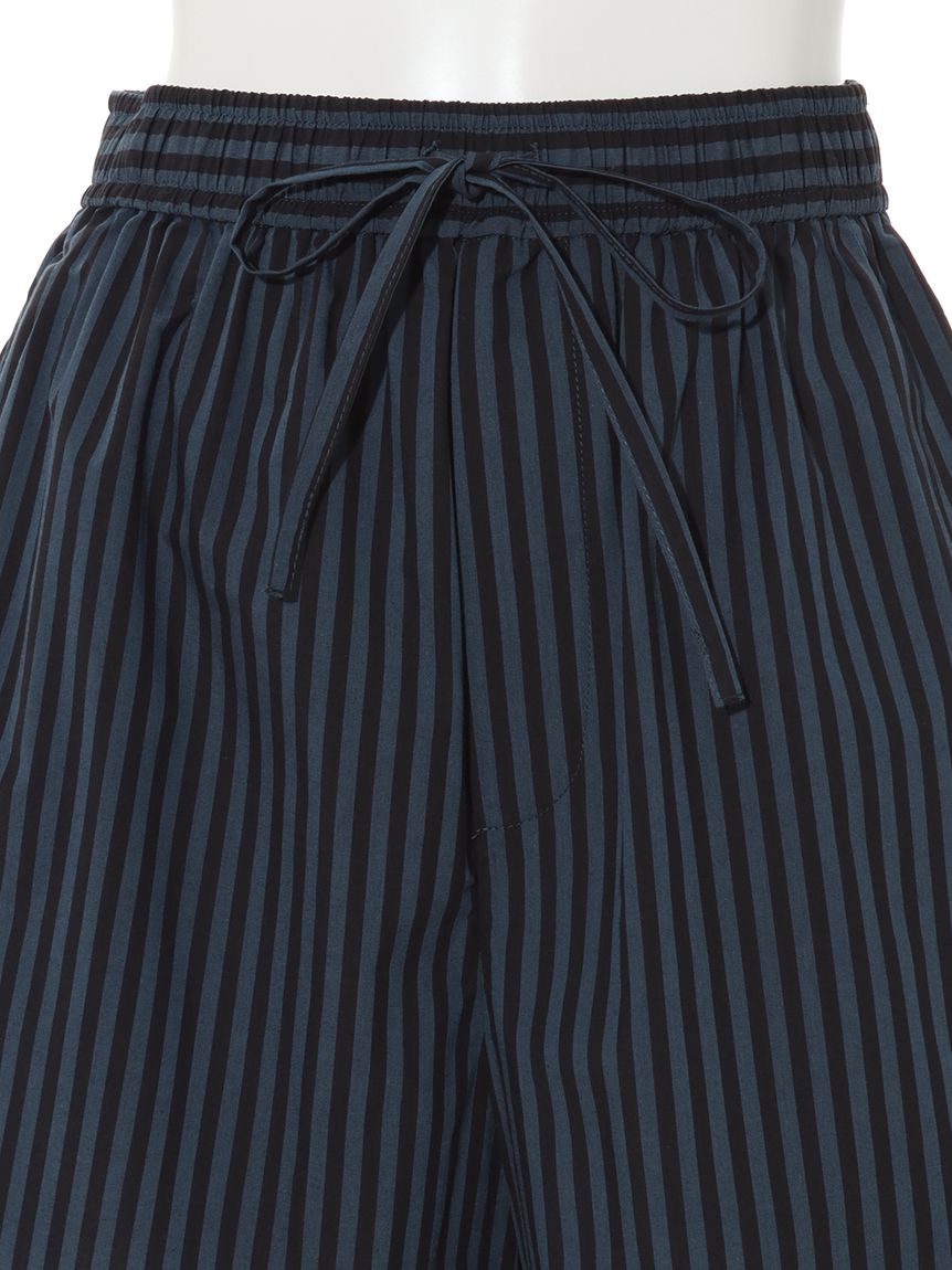 オペーク ドット クリップ OPAQUE.CLIP 先染めストライプ ショートパンツ (グリーン) グリーン