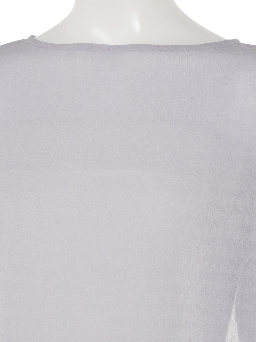 オペーク ドット クリップ OPAQUE.CLIP 【BEAUTE DE OPAQUE】シュワシュワ肩フリルトップス (ブラウン系) ブラウン系