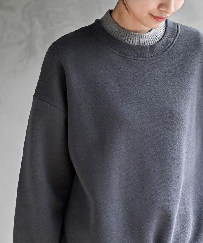 アールピーエス rps 裏起毛リブ使いドロストプルオーバー