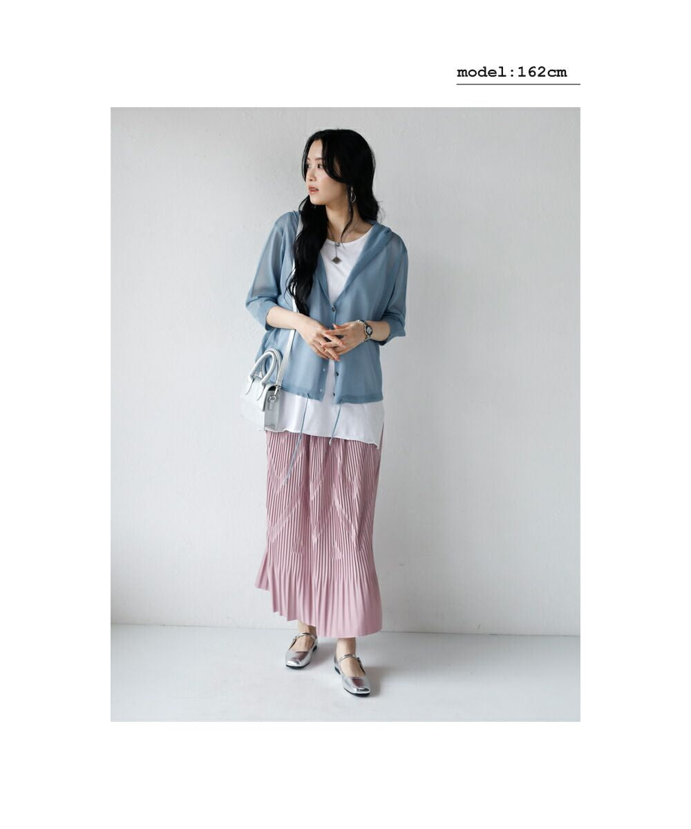 オトナ OTONA いつものプリーツとちょっと違う!?ジグザグラインでシャレ感上がる大人のプリーツスカート