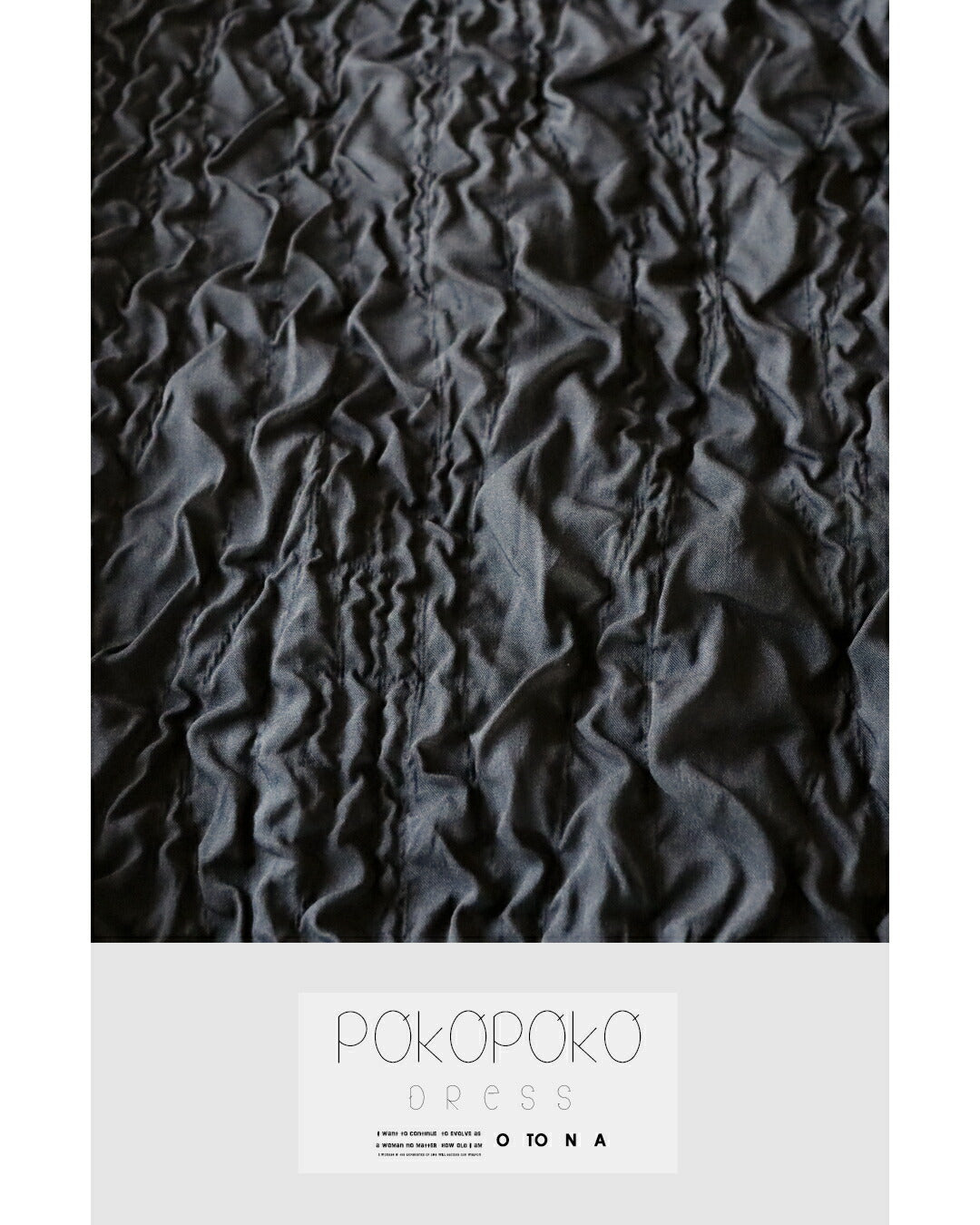 Adult OTONA Poko Poko The texture captivates the heart Dress