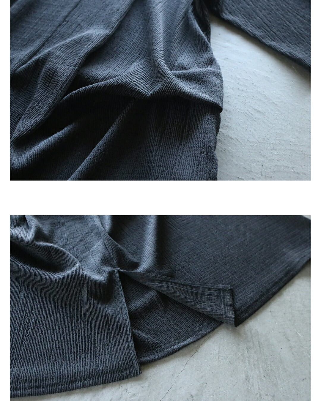 オトナ OTONA 無造作タックと落ち感が叶えるすっきり大人映え。 ゆったりタックワンピース (ブラック) ブラック