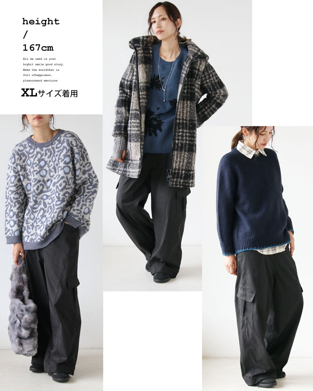 オトナ OTONA いつものカーゴがこなれ顔スカーフ付きカーゴパンツ (ブラック) ブラック