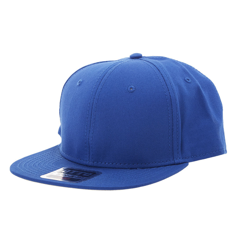 オット キャップ OTTO CAP #125-1038 Cotton Twill Round Flat Visor (1.ブルー) 1.ブルー