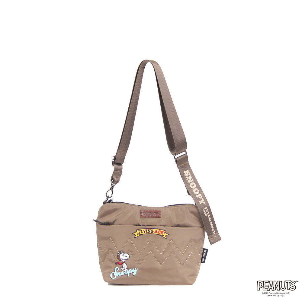アウトドアプロダクツ OUTDOOR PRODUCTS アウトドアプロダクツ OUTDOORPRODUCTSPEANUTSコレクション スヌーピー ミニショルダー (ライトグレー) ライトグレー