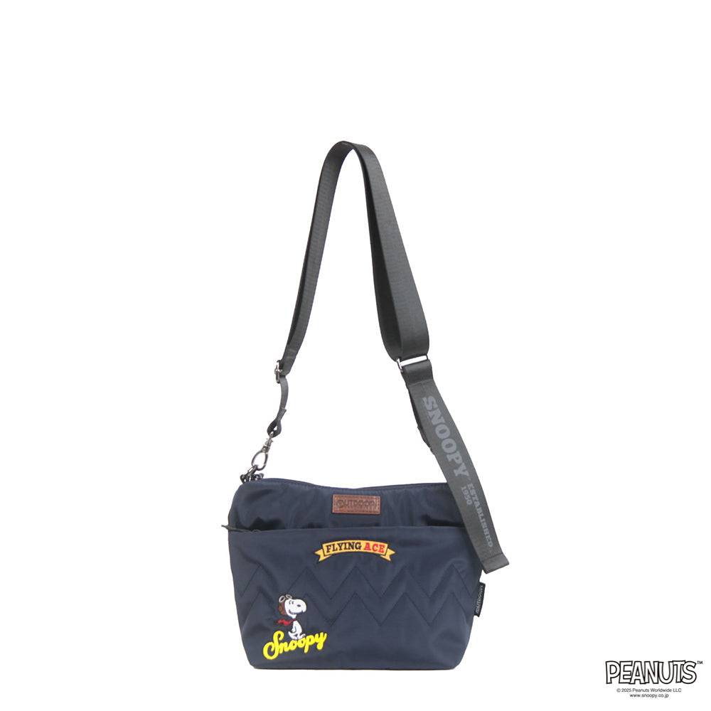 アウトドアプロダクツ OUTDOOR PRODUCTS アウトドアプロダクツ OUTDOORPRODUCTSPEANUTSコレクション スヌーピー ミニショルダー (ライトグレー) ライトグレー