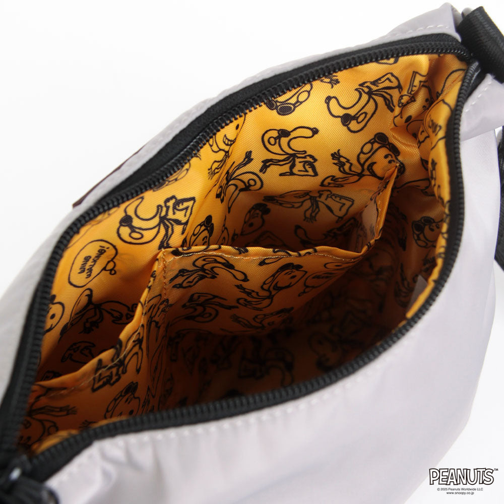 アウトドアプロダクツ OUTDOOR PRODUCTS アウトドアプロダクツ OUTDOORPRODUCTSPEANUTSコレクション スヌーピー ミニショルダー (ライトグレー) ライトグレー