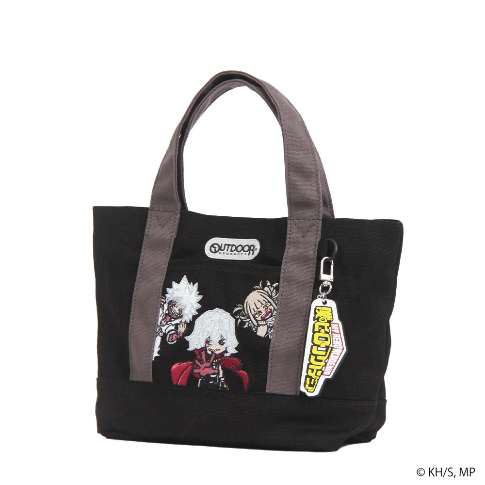 アウトドアプロダクツ OUTDOOR PRODUCTS 【僕のヒーローアカデミア×OUTDOOR PRODUCTS】キーホルダー付きミニキャラトート 死柄木弔×荼毘×トガヒミコ (ブラック(死柄木弔×荼毘×トガヒミコ)) ブラック(死柄木弔×荼毘×トガヒミコ)