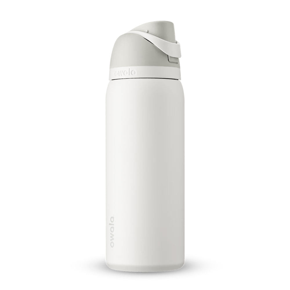 オワラ owala 日本正規品 水筒 直飲み ボトル かわいい 軽量 おしゃれ ドリンクボトル 保冷 大容量 945ml ステンレス ストラップ 大きめ ステンレスボトル 真空 ストロー付き FreeSip 32oz 【返品不可商品】 (ShyMarshmallow) ShyMarshmallow