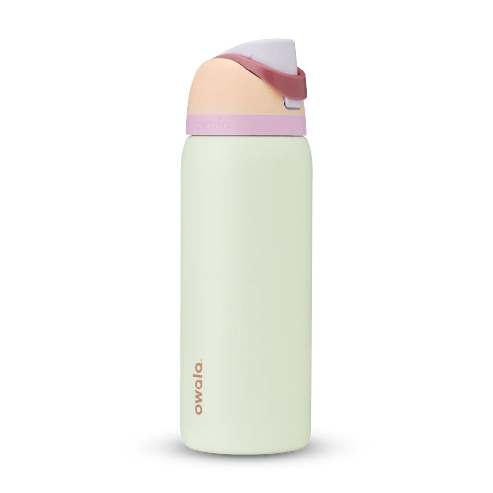 オワラ owala 日本正規品 水筒 直飲み ボトル かわいい 軽量 おしゃれ ドリンクボトル 保冷 大容量 945ml ステンレス ストラップ 大きめ ステンレスボトル 真空 ストロー付き FreeSip 32oz 【返品不可商品】 (CoastalMist) CoastalMist