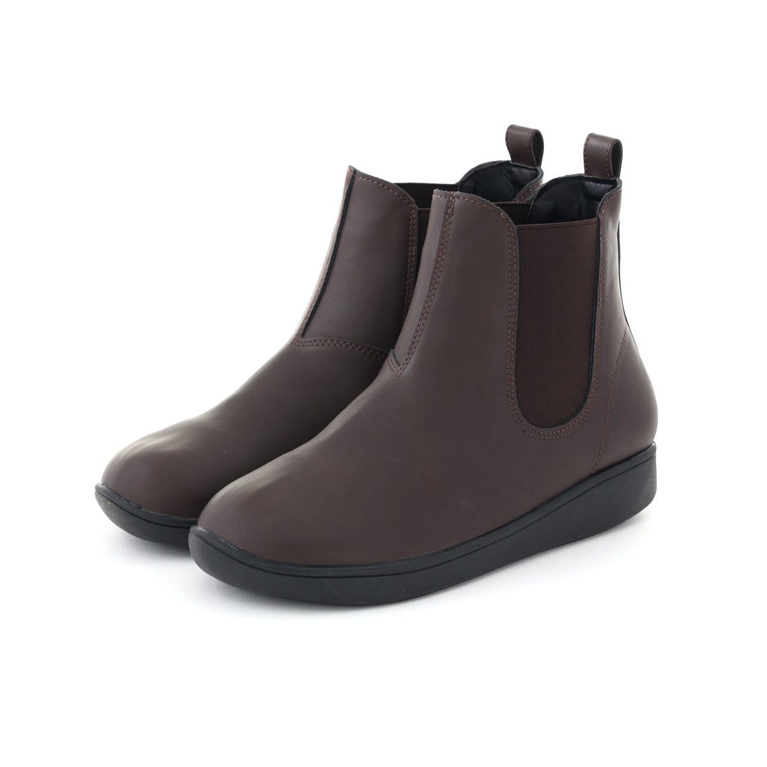 ペニーレイン PENNY LANE レディース ブーツ サイドゴア 3192 ショートブーツ 厚底 履きやすい 歩きやすい 疲れにくい やわらかい (ダークブラウン) ダークブラウン