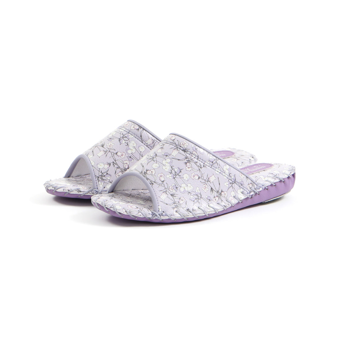 パンジー Pansy レディース 室内履き スリッパ 9521 ルームシューズ 花柄 滑りにくい 抗菌加工