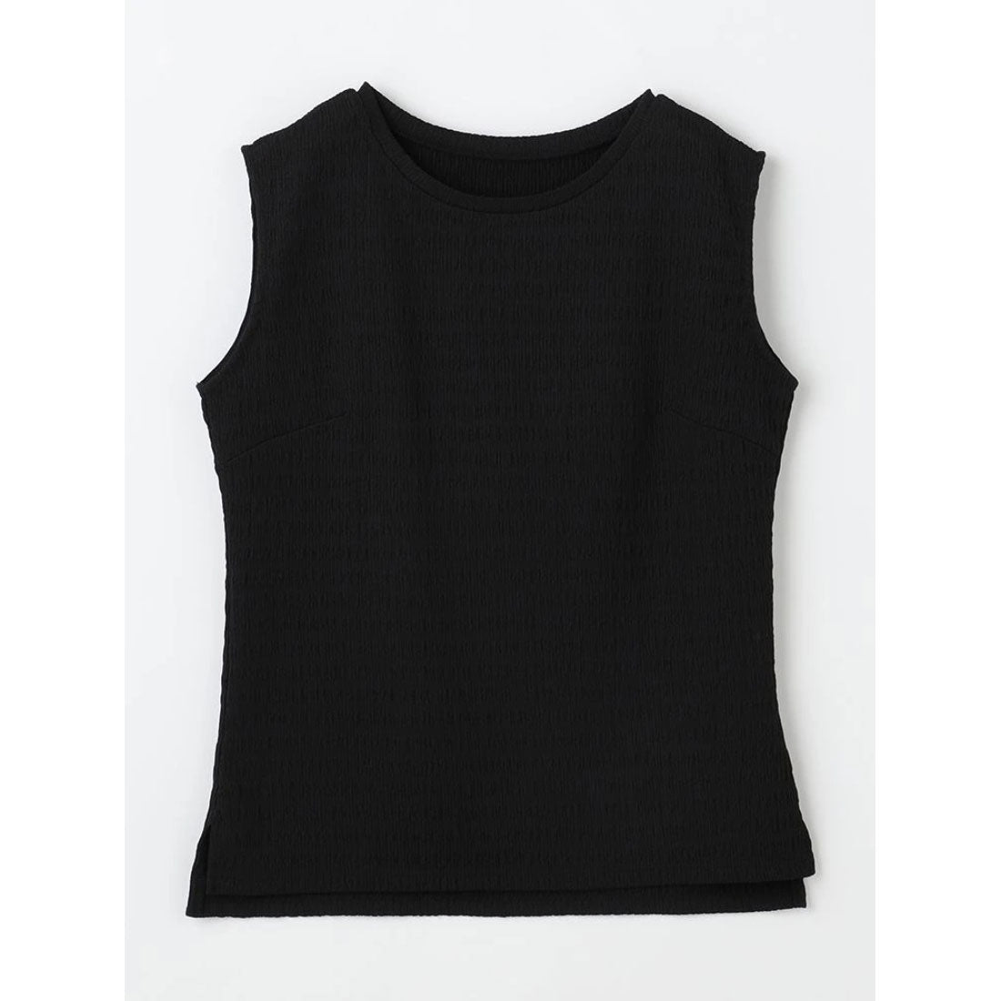 パーフェクトスーツファクトリー Perfect Suit FActory クラッシュジャガード タンクトップ (ブラック) ブラック