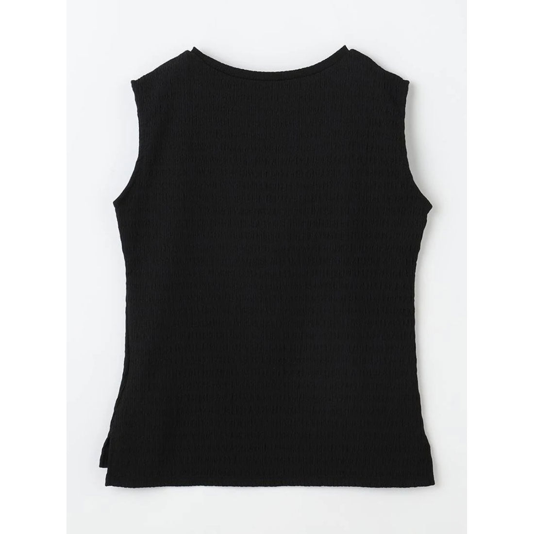 パーフェクトスーツファクトリー Perfect Suit FActory クラッシュジャガード タンクトップ (ブラック) ブラック