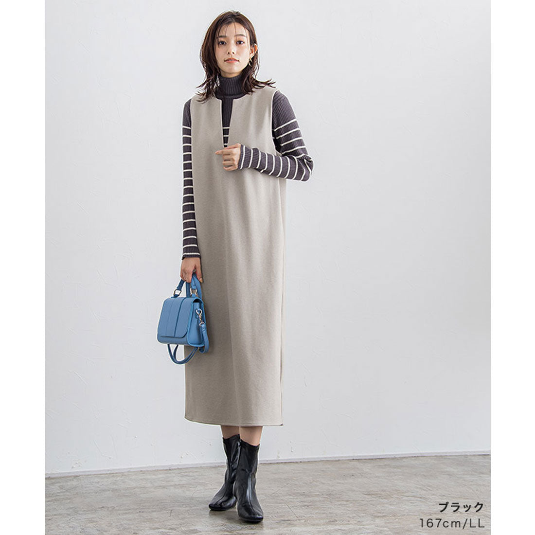 Square-Toe Mid-Length Boots