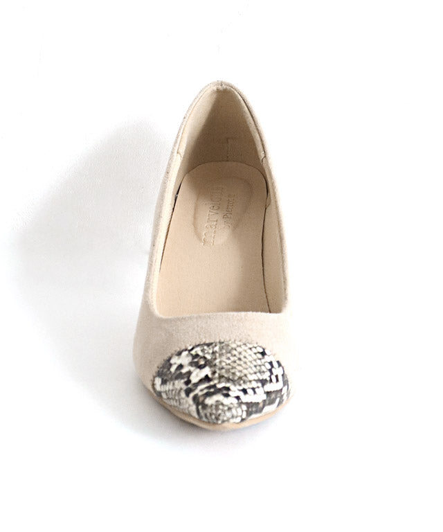 マーベラス バイ ピエロ marvelous by Pierrot ポインテッドトゥ配色パンプス