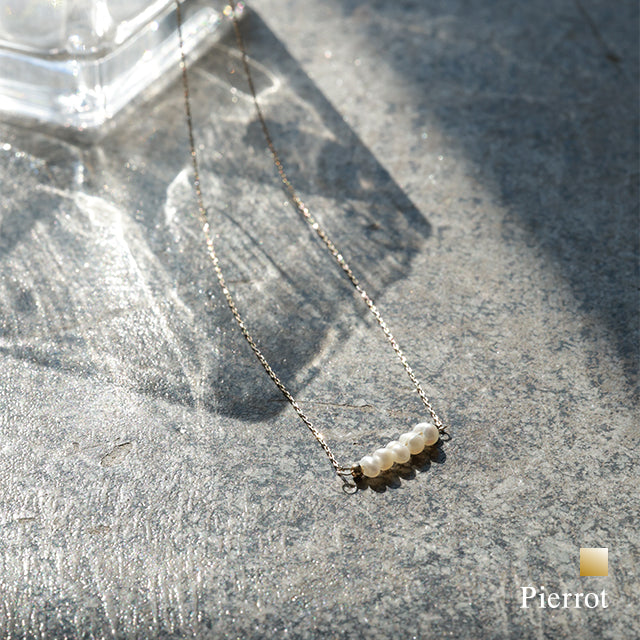 マーベラス バイ ピエロ marvelous by Pierrot 淡水パールライナーネックレス (ゴールド) ゴールド