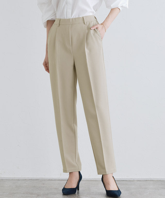 マーベラス バイ ピエロ marvelous by Pierrot 【高身長向け】高見えゆるテーパードパンツ (ストライプ/グレー) ストライプ/グレー