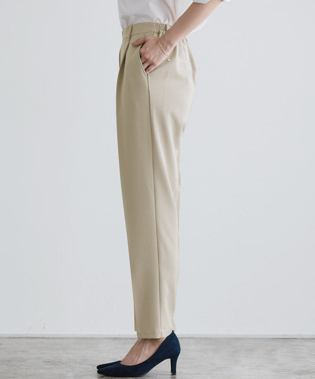 マーベラス バイ ピエロ marvelous by Pierrot 【高身長向け】高見えゆるテーパードパンツ (ストライプ/グレー) ストライプ/グレー