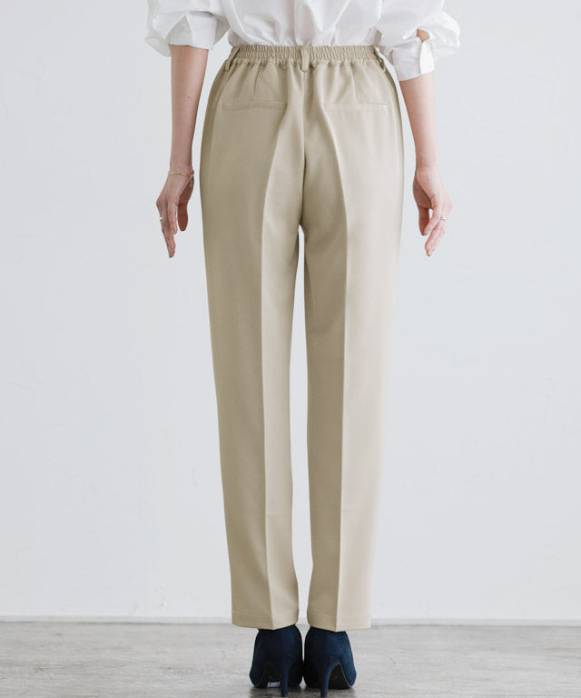 マーベラス バイ ピエロ marvelous by Pierrot 【高身長向け】高見えゆるテーパードパンツ (ストライプ/グレー) ストライプ/グレー