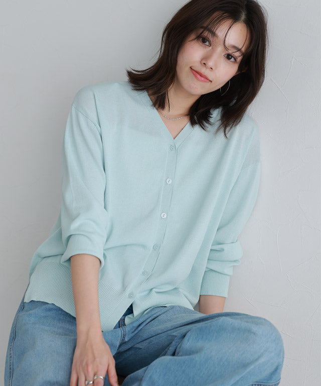 マーベラス バイ ピエロ marvelous by Pierrot UVカット・接触冷感シアーカーディガン