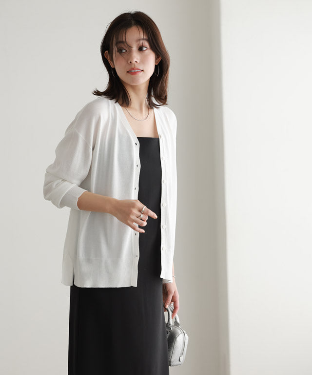 マーベラス バイ ピエロ marvelous by Pierrot UVカット・接触冷感シアーカーディガン