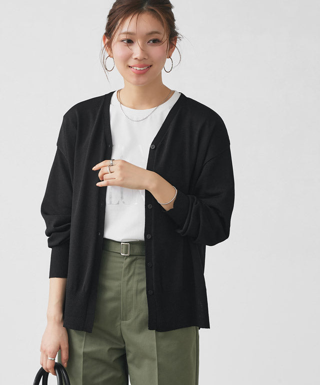 マーベラス バイ ピエロ marvelous by Pierrot UVカット・接触冷感シアーカーディガン