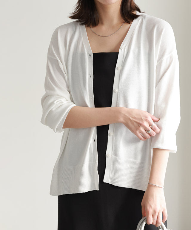 マーベラス バイ ピエロ marvelous by Pierrot UVカット・接触冷感シアーカーディガン