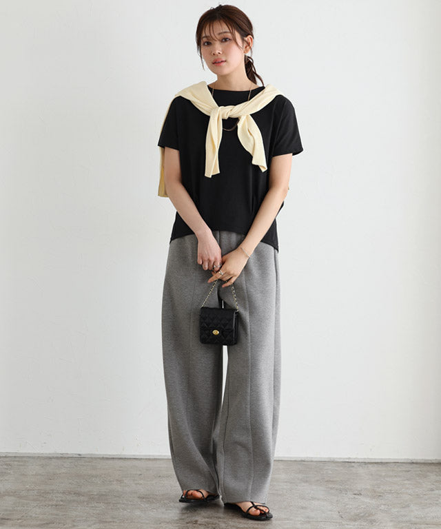 マーベラス バイ ピエロ marvelous by Pierrot ダンボールスウェットカーブパンツ (杢グレー) 杢グレー