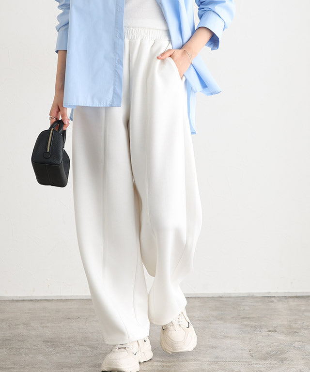 マーベラス バイ ピエロ marvelous by Pierrot ダンボールスウェットカーブパンツ (杢グレー) 杢グレー