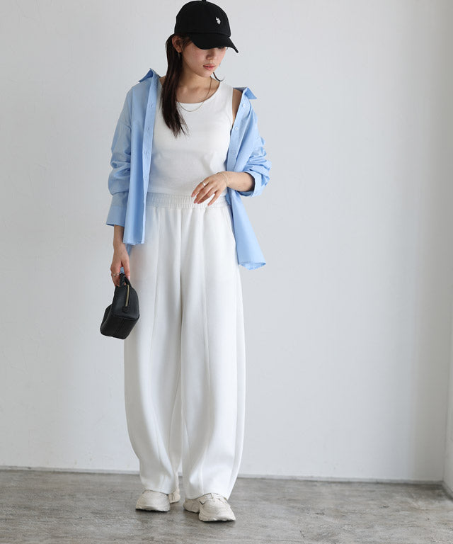 マーベラス バイ ピエロ marvelous by Pierrot ダンボールスウェットカーブパンツ (杢グレー) 杢グレー