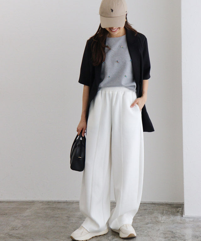 マーベラス バイ ピエロ marvelous by Pierrot ダンボールスウェットカーブパンツ (杢グレー) 杢グレー