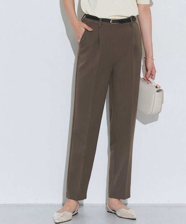 マーベラス バイ ピエロ marvelous by Pierrot 【高身長向け】高見えゆるテーパードパンツ (モカブラウン) モカブラウン