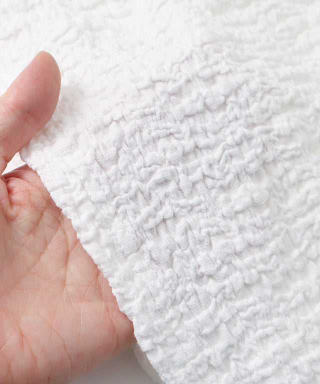 マーベラス バイ ピエロ marvelous by Pierrot ふくれジャカードウエストタックトップス (オフホワイト) オフホワイト