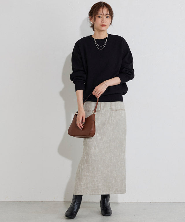 マーベラス バイ ピエロ marvelous by Pierrot 綿混ボリュームスリーブニット (アイボリー) アイボリー