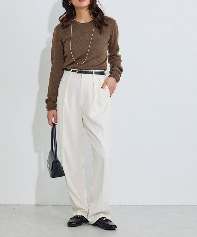 マーベラス バイ ピエロ marvelous by Pierrot 細リブシンプルニット (エクリュ) エクリュ