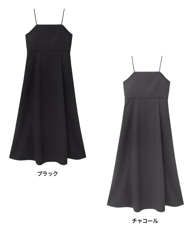 マーベラス バイ ピエロ marvelous by Pierrot フレアキャミワンピース (ブラック) ブラック