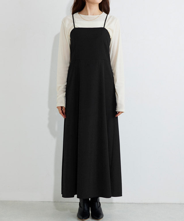 マーベラス バイ ピエロ marvelous by Pierrot フレアキャミワンピース (ブラック) ブラック