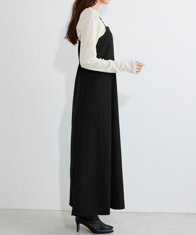 マーベラス バイ ピエロ marvelous by Pierrot フレアキャミワンピース (ブラック) ブラック