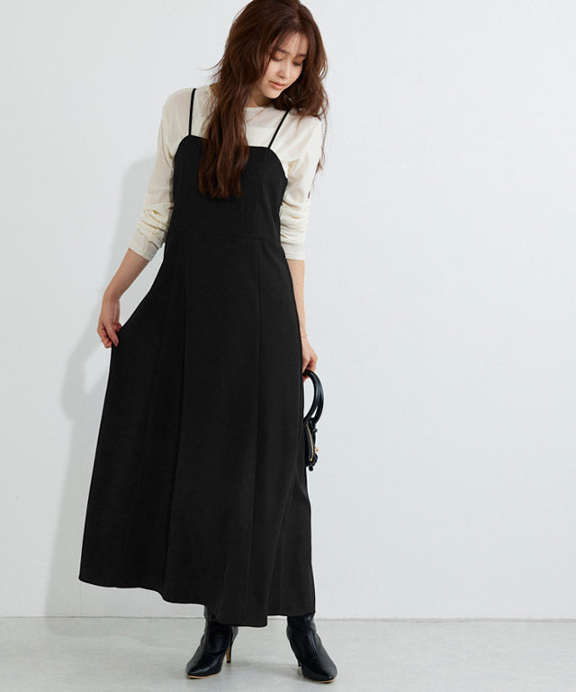 マーベラス バイ ピエロ marvelous by Pierrot フレアキャミワンピース (ブラック) ブラック