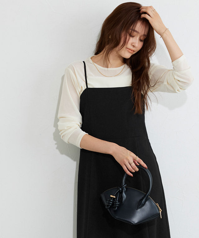 マーベラス バイ ピエロ marvelous by Pierrot フレアキャミワンピース (ブラック) ブラック