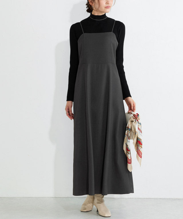 マーベラス バイ ピエロ marvelous by Pierrot フレアキャミワンピース (ブラック) ブラック