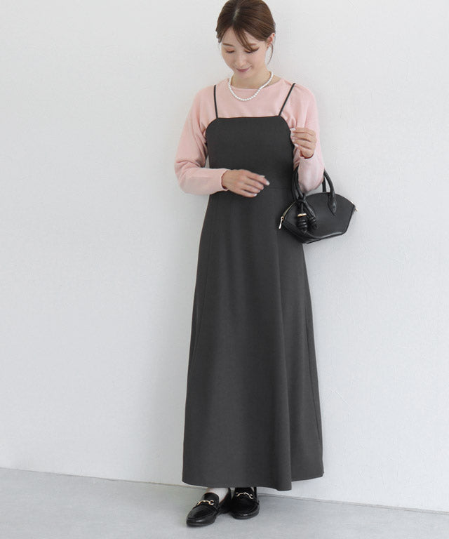 マーベラス バイ ピエロ marvelous by Pierrot フレアキャミワンピース (ブラック) ブラック