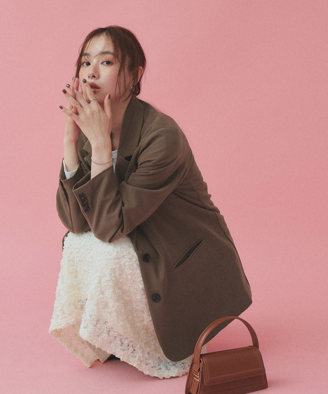 マーベラス バイ ピエロ marvelous by Pierrot テーラードシングルジャケット (キャメルブラウン) キャメルブラウン