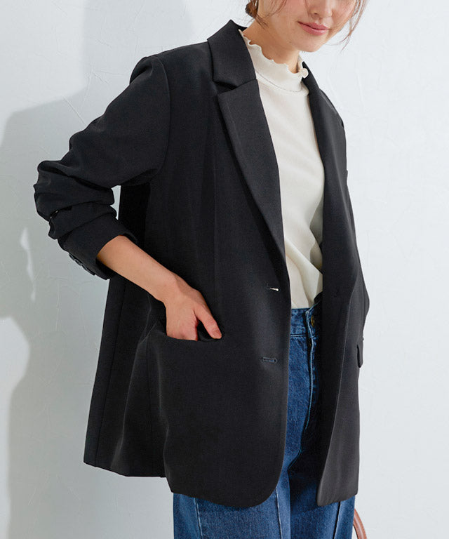 マーベラス バイ ピエロ marvelous by Pierrot テーラードシングルジャケット (ブラック) ブラック