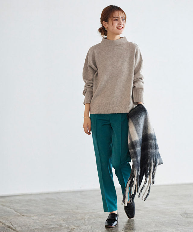 マーベラス バイ ピエロ marvelous by Pierrot ネックが選べるウールライクニット 【ボトルネック】