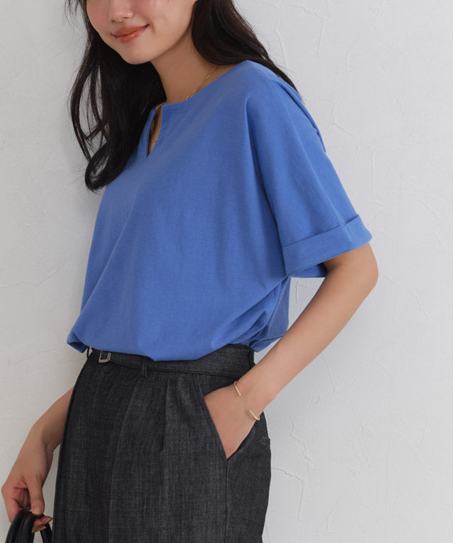 ピエロ Pierrot 綿100%選べるドルマンTシャツ (オフホワイト) オフホワイト