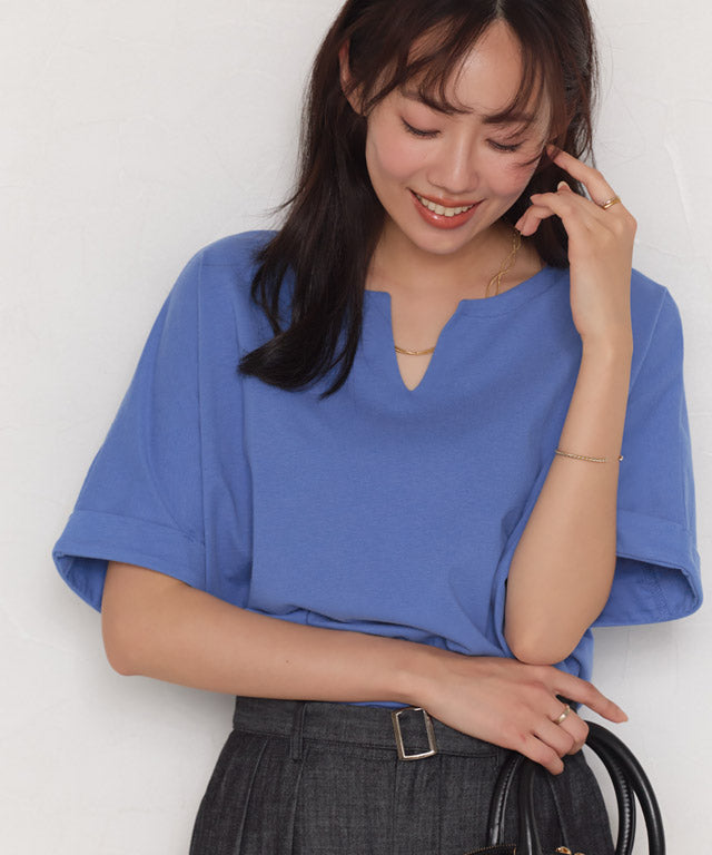 ピエロ Pierrot 綿100%選べるドルマンTシャツ (オフホワイト) オフホワイト