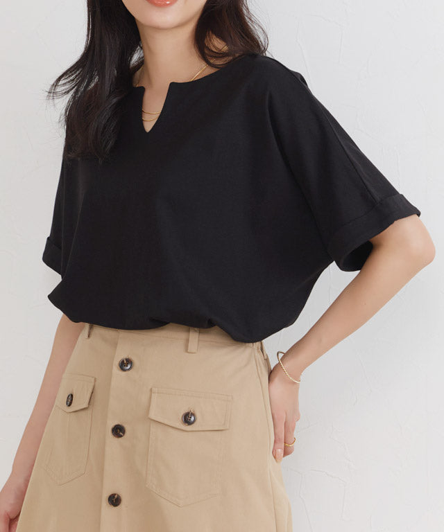 ピエロ Pierrot 綿100%選べるドルマンTシャツ (オフホワイト) オフホワイト